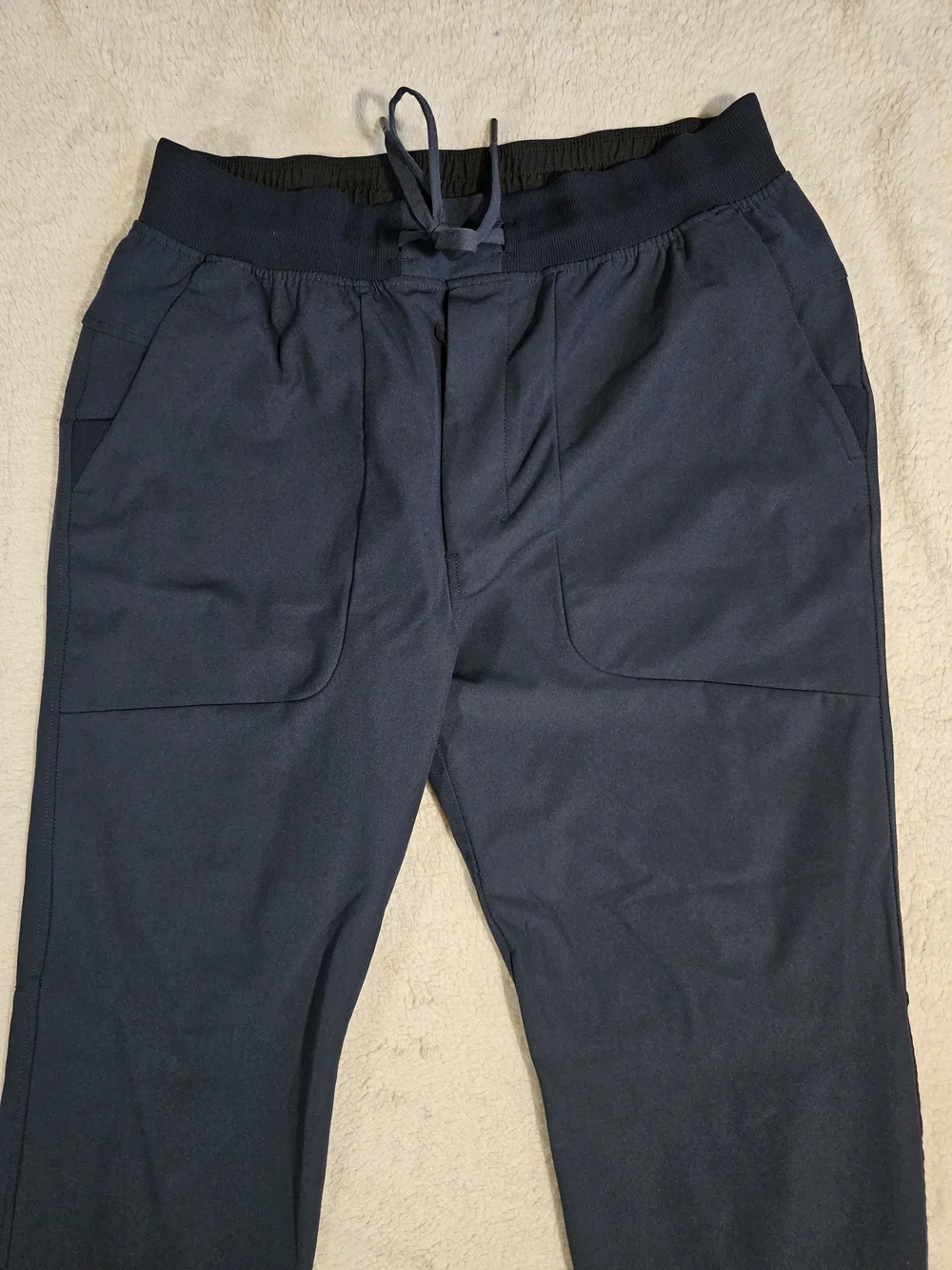 LULULEMON ABC Tapered Recycled-Warpstreme Drawstring Trousers.